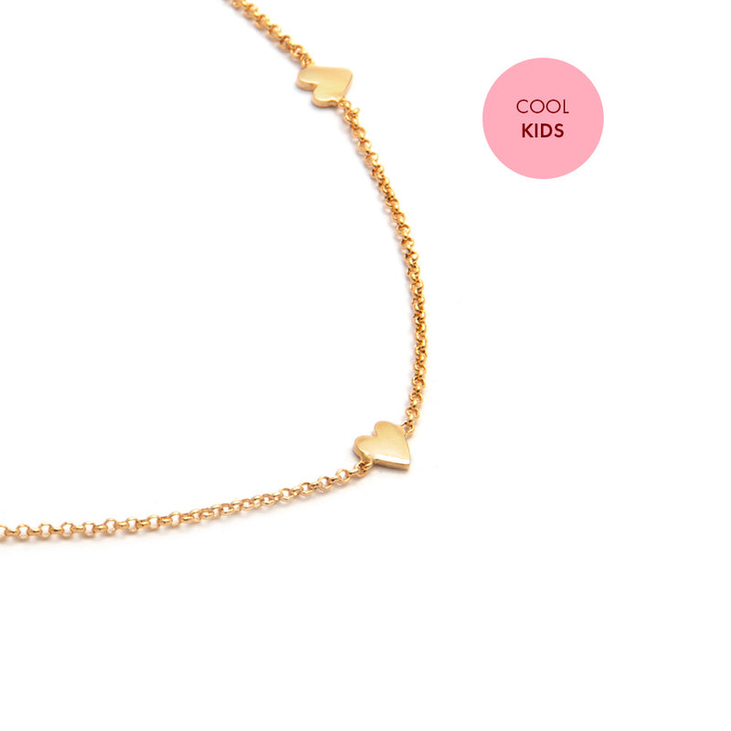 Colar Lover Kids Dourado