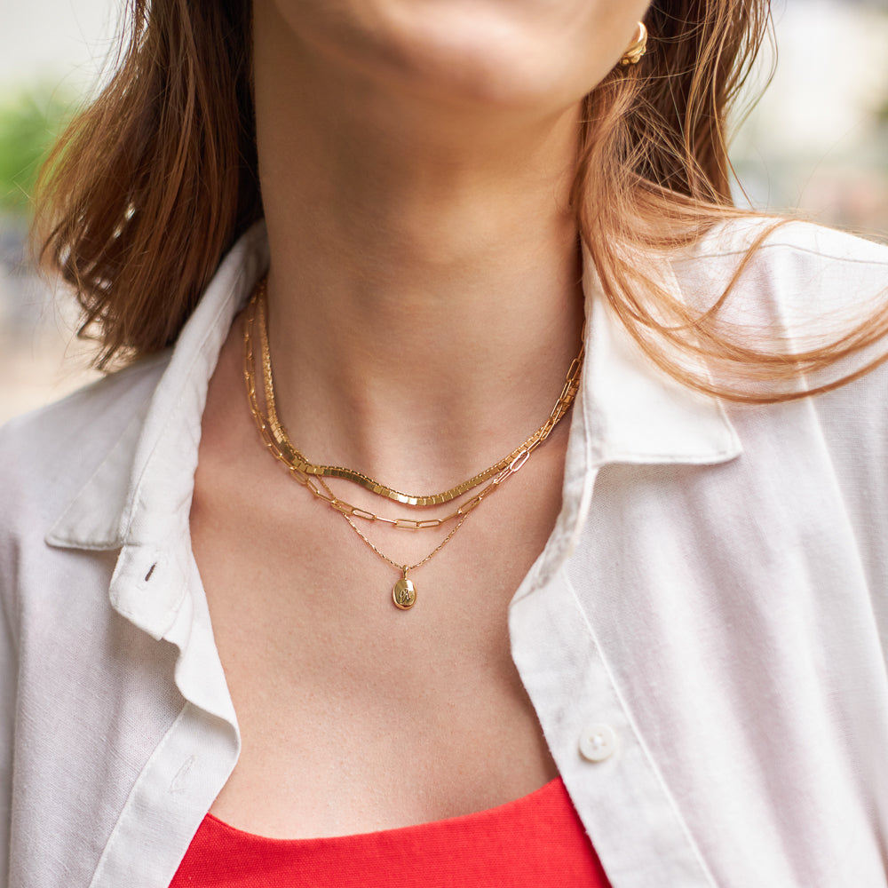 Colar Flush Dourado
