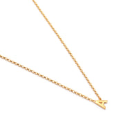 Colar Mini Letter Dourado