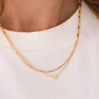 Colar Mini Letter Dourado