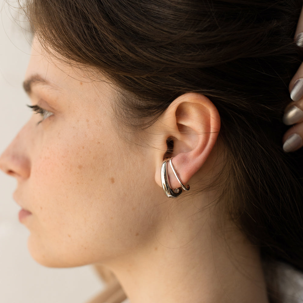 Ear Hook Nala Prata