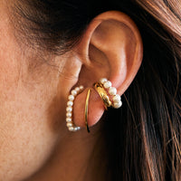 Ear Hook Paris Dourado
