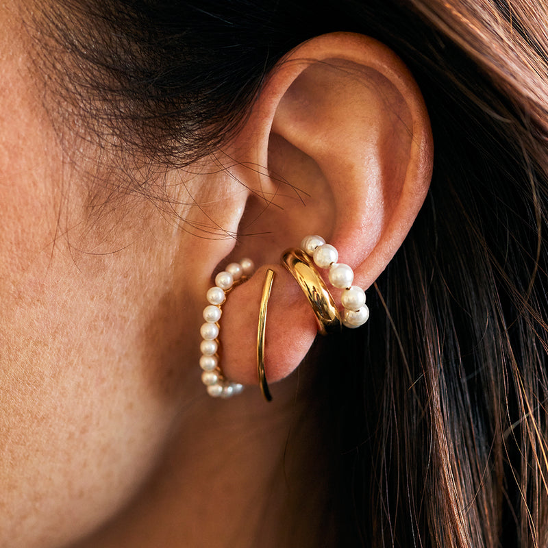 Ear Hook Paris Dourado