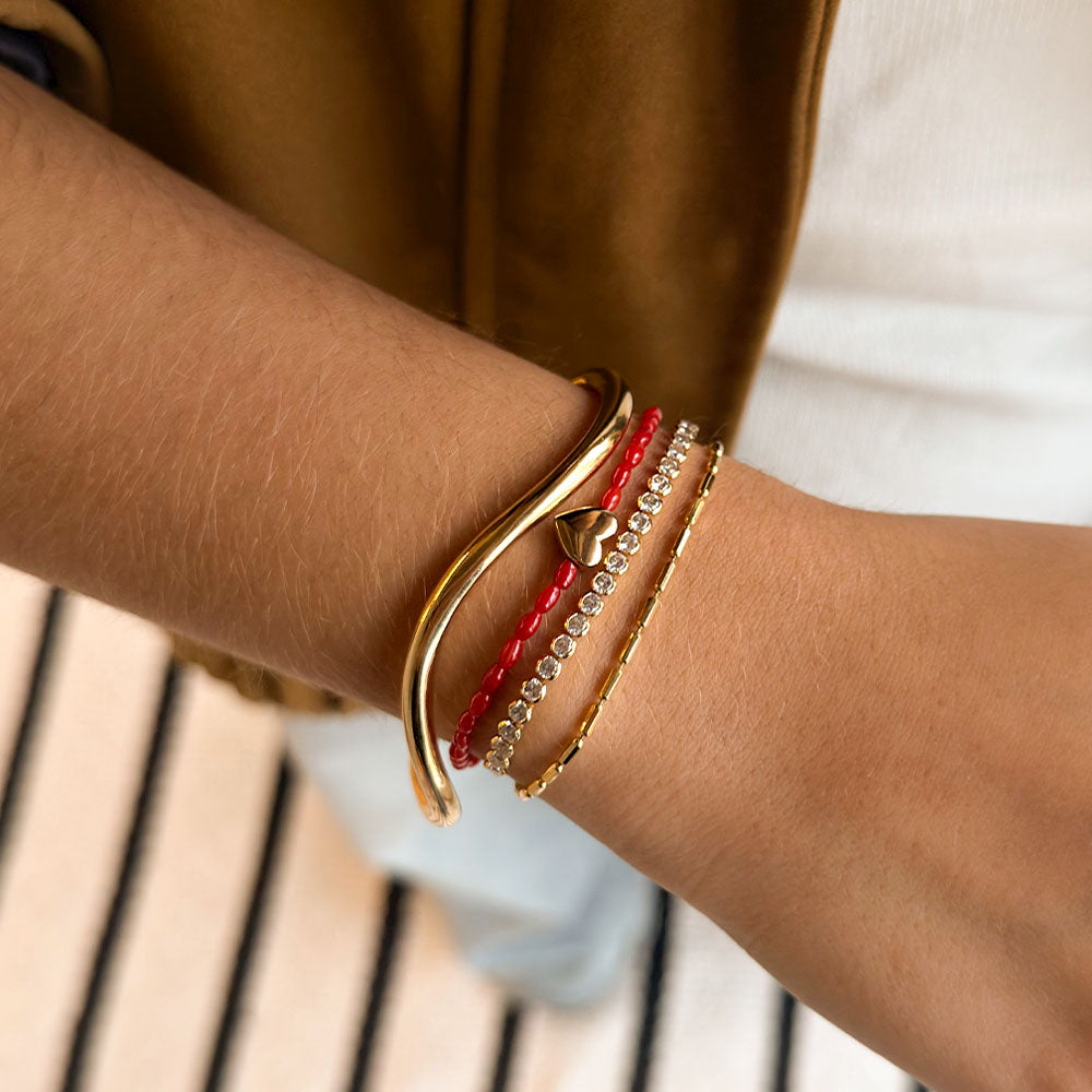 Pulseira Kiss Dourada