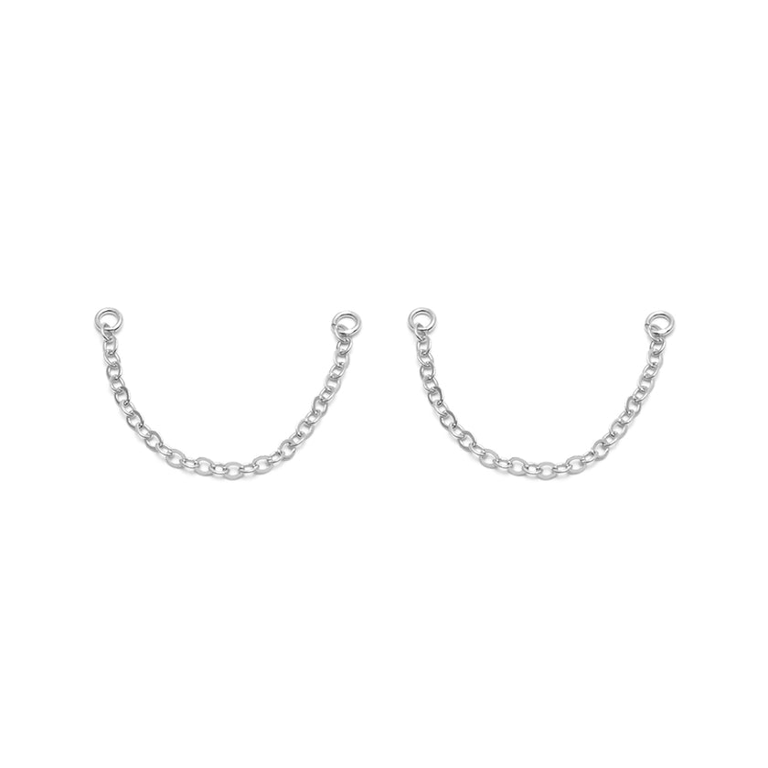 Link Stud Prata