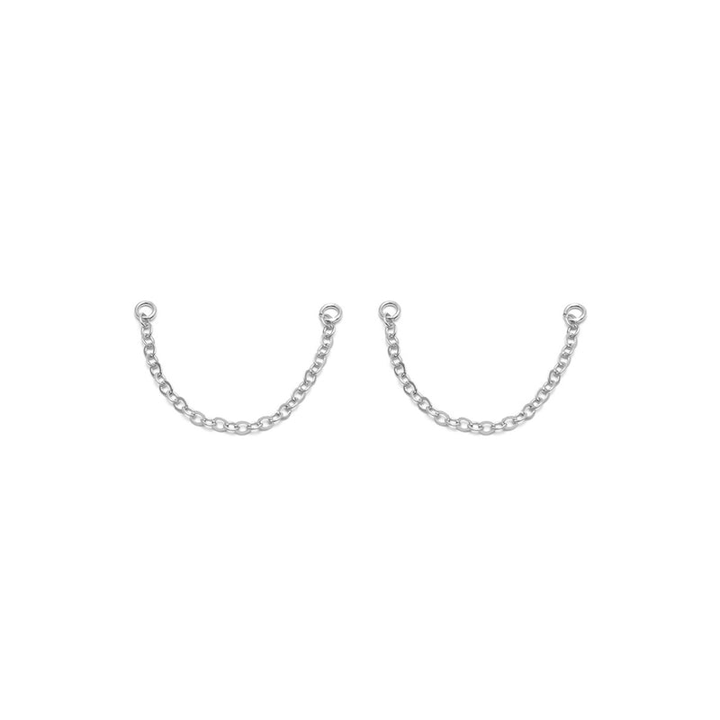 Link Stud Prata