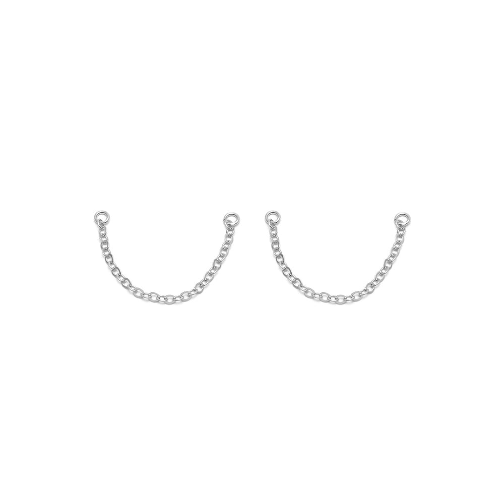Link Stud Prata