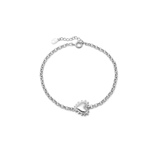 Pulseira Bisou Prata