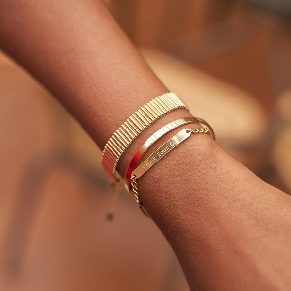 Pulseira Glam Dourada