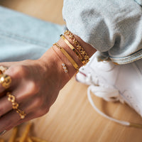 Pulseira Glam Dourada