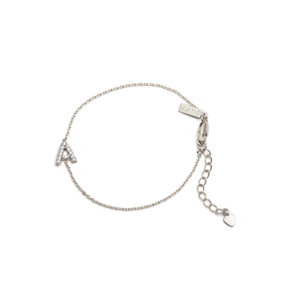 Pulseira Letter Prata