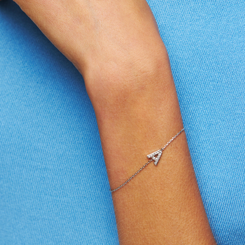 Pulseira Letter Prata