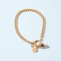 Charm ILY Dourado