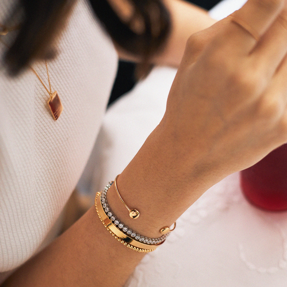 Bracelete Square Dourado