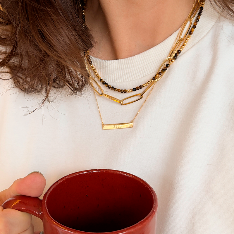 Colar Road Dourado